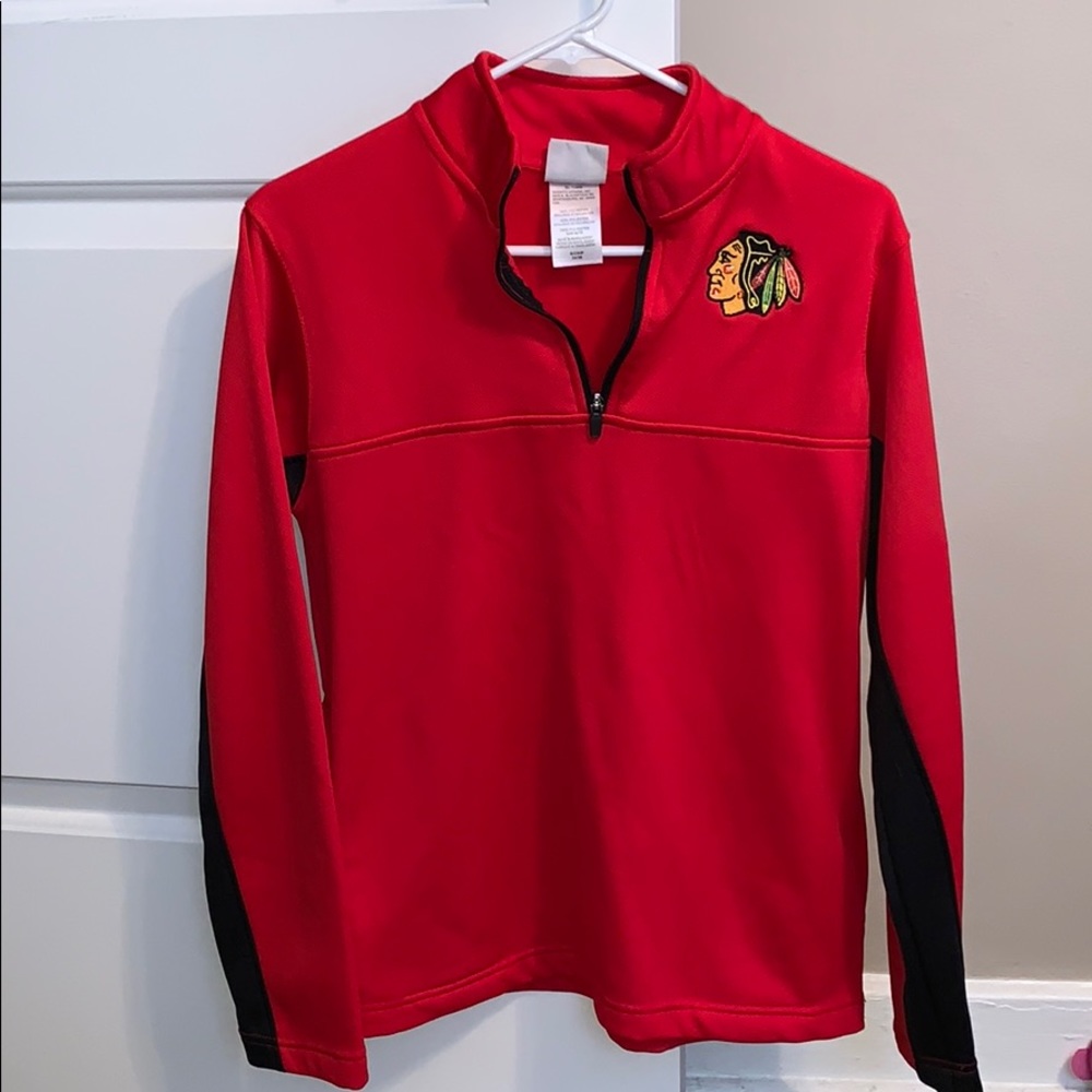 Chicago Blackhawks Women’s Small 1/4 zip fleece